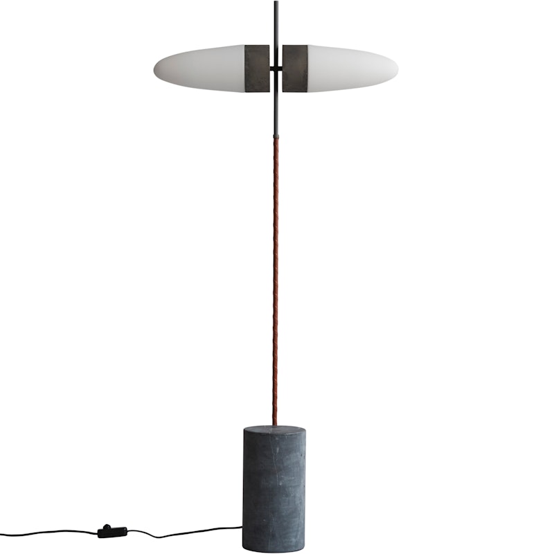 Bull Floor Lamp Oxidized