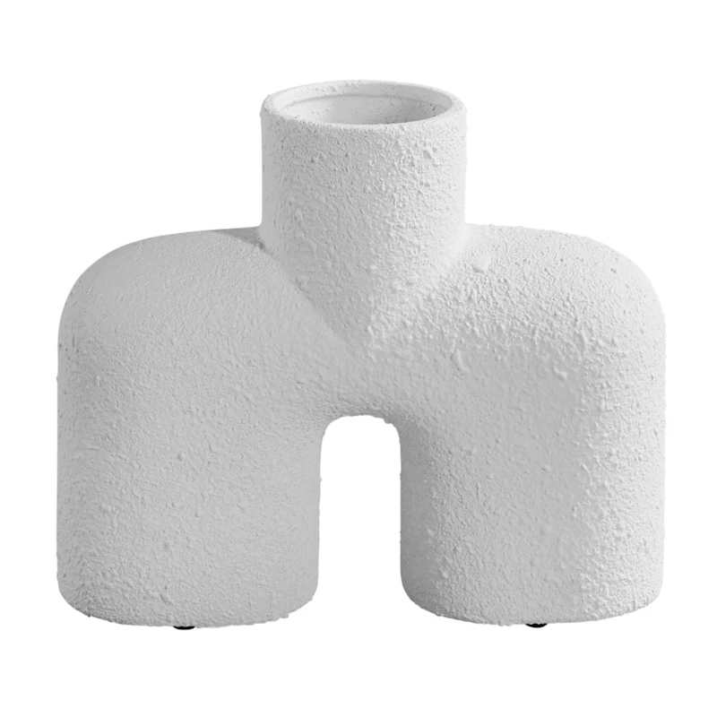 Cobra Uno Decorative Vase 25 cm, Bubble White