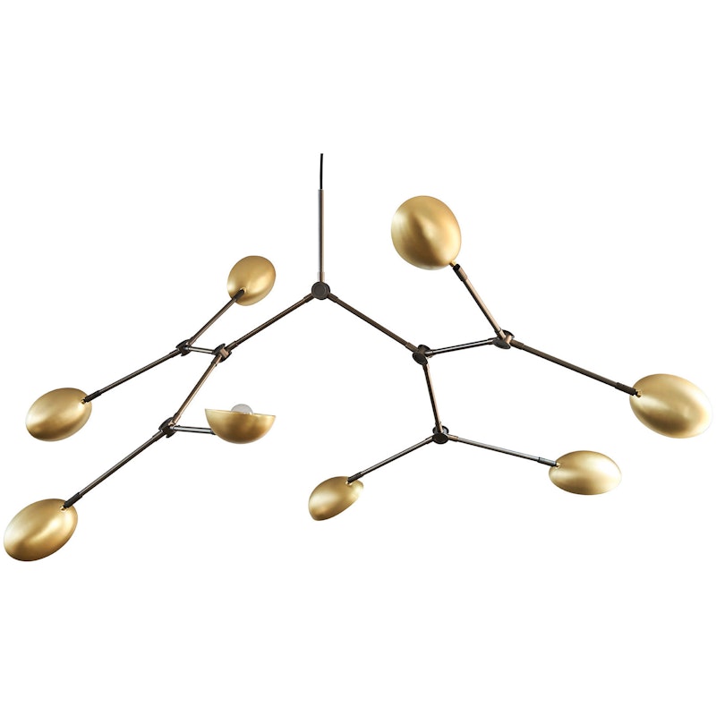 Drop Chandelier, Brass