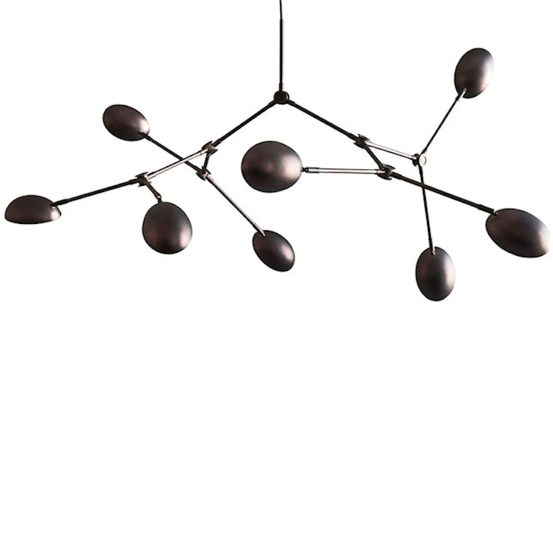 Drop Mini Chandelier, Burned Black