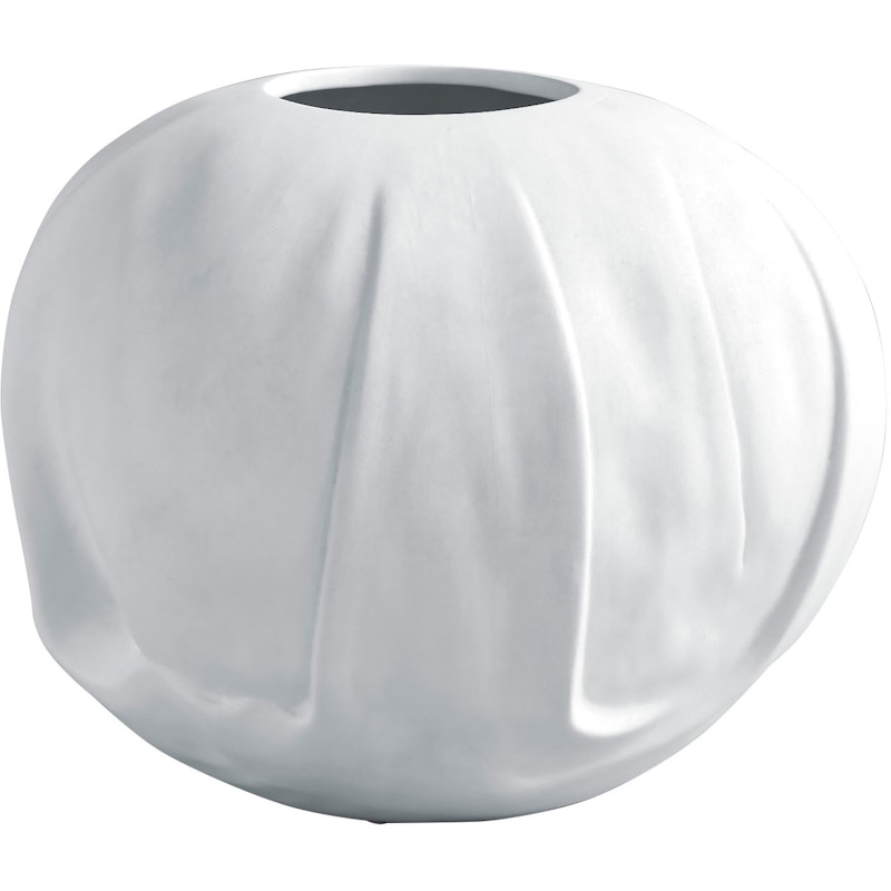 Orimono Vase 30 cm, Bone White