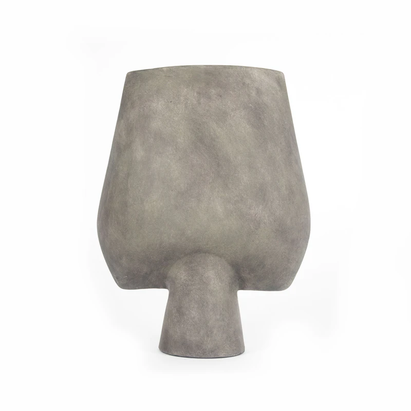 Sphere Vase Wide, Dark Grey