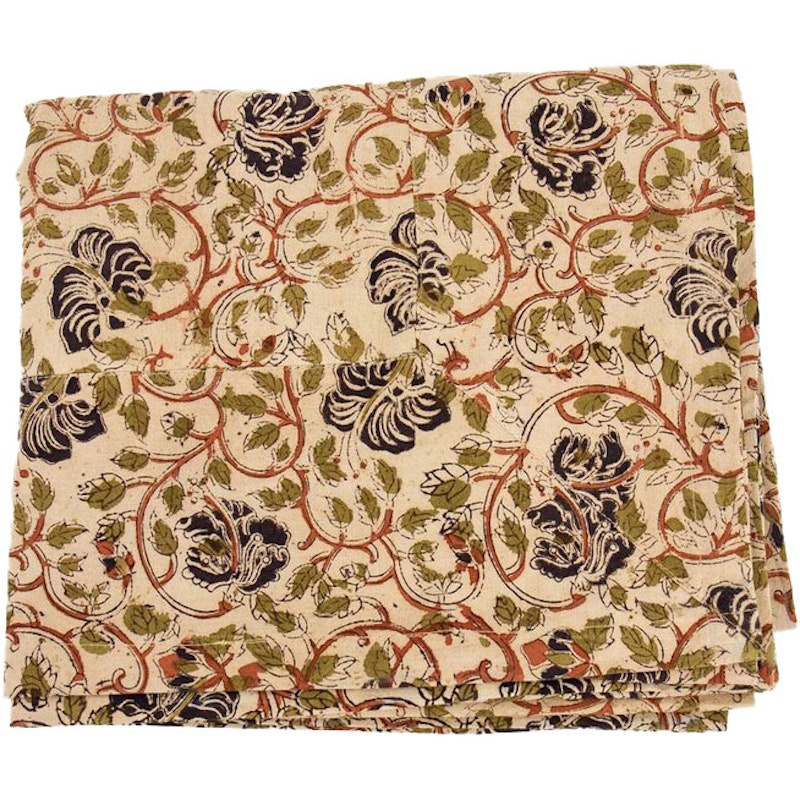 Poppy Table Cloth, Beige/Black