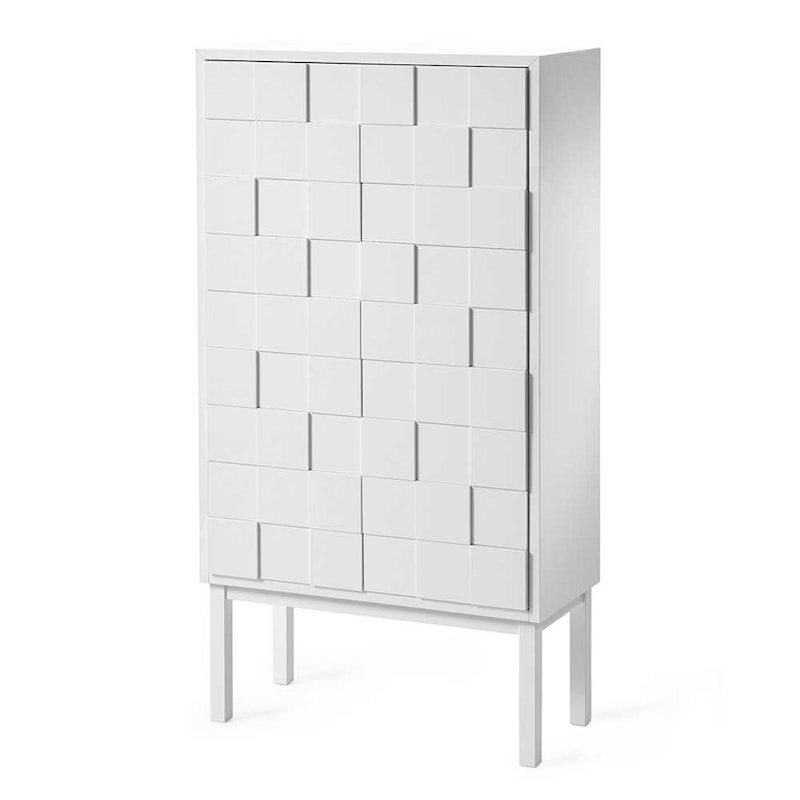 Collect 2010 Cabinet, White/White