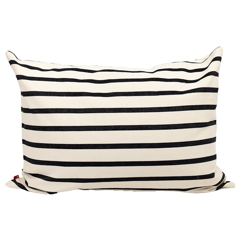 Juana Cushion Cover White / Black, 50x70 cm