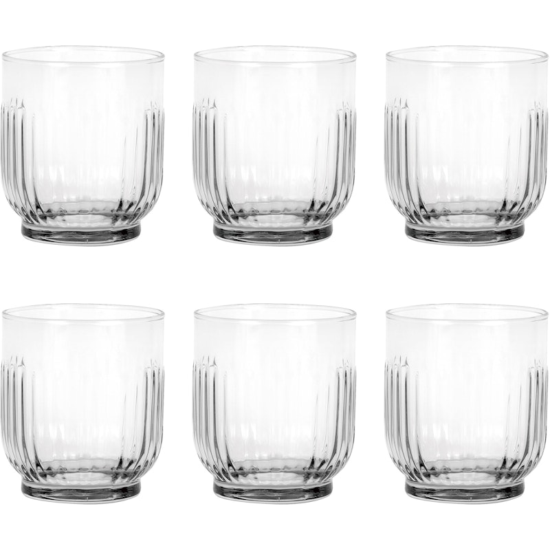 Groovy Glass 33 cl 6-pack, Clear
