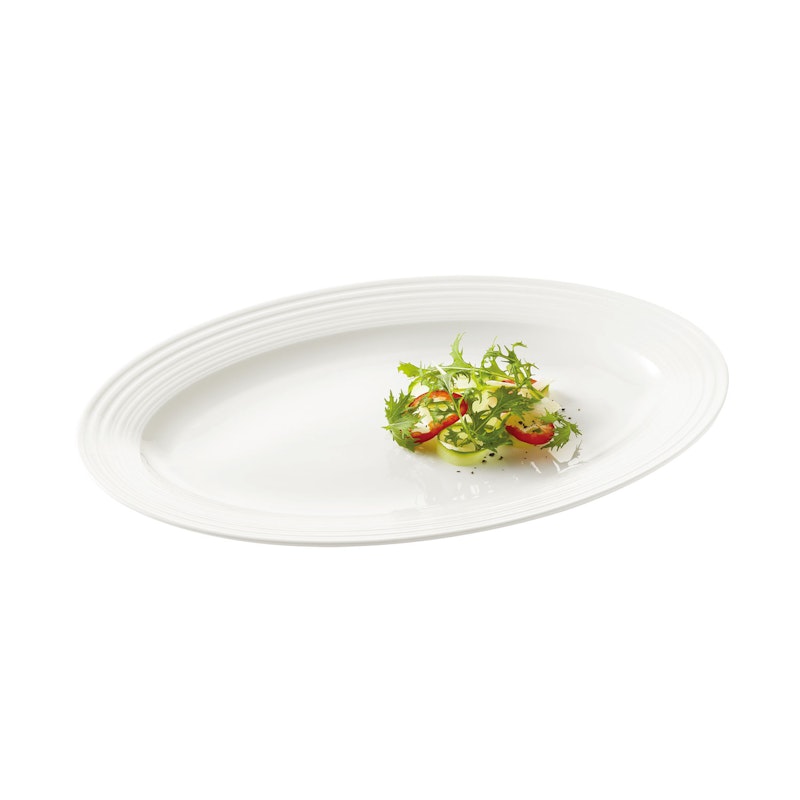 Passion Oval Dish, White