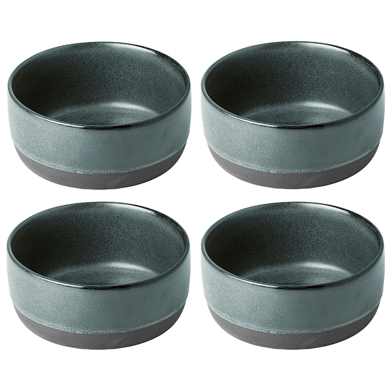 Raw Bowl 13 cm 4-pack, Northern Green
