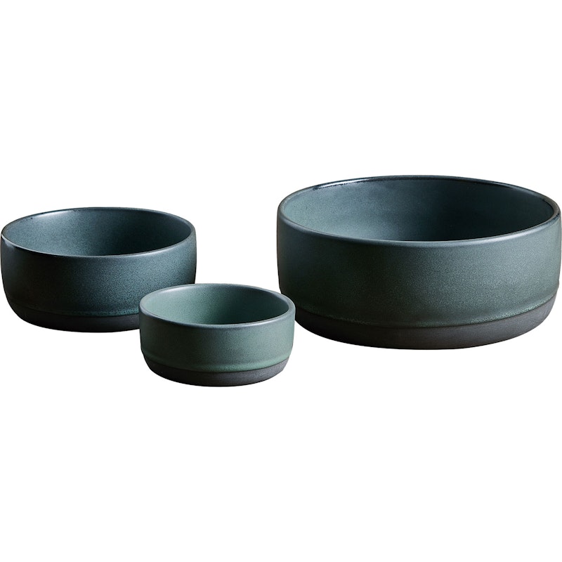 Raw Bowl Set 3-pack, Northern Green