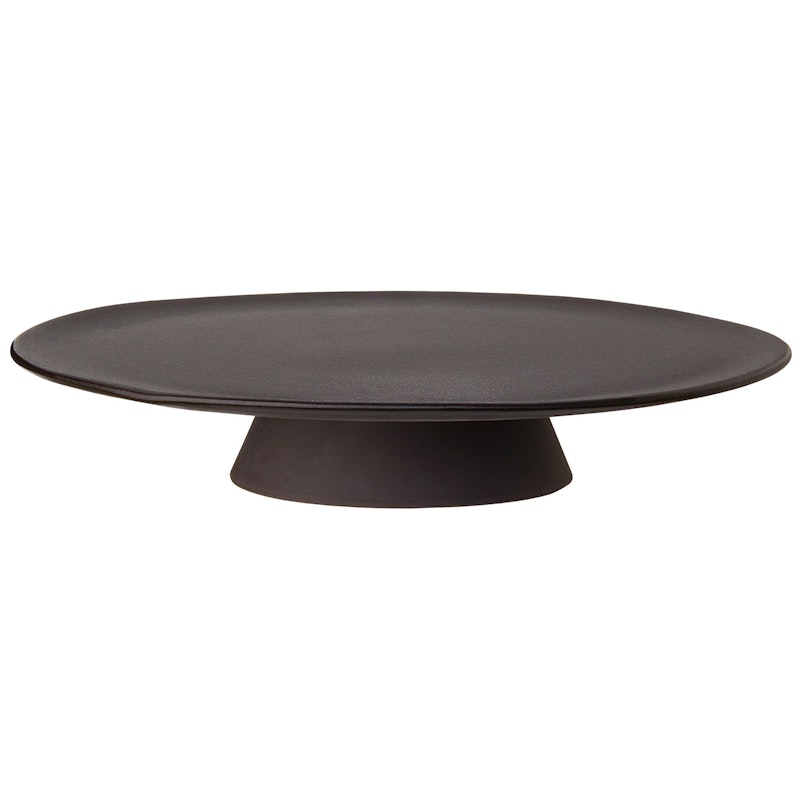 Raw Cake Plate 34 cm, Titanium Black