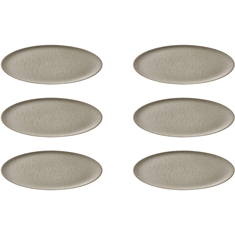 RAW Dessert Plate 20 cm 6-pack, Sandy Beige