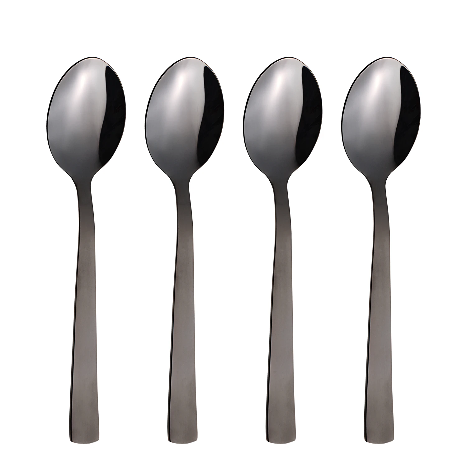 Raw Dessert Spoon 4-pack, Black from Aida | RoyalDesign.co.uk