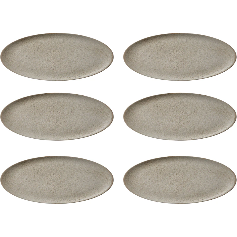 RAW Lunch Plate 23 cm 6-pack, Sandy Beige