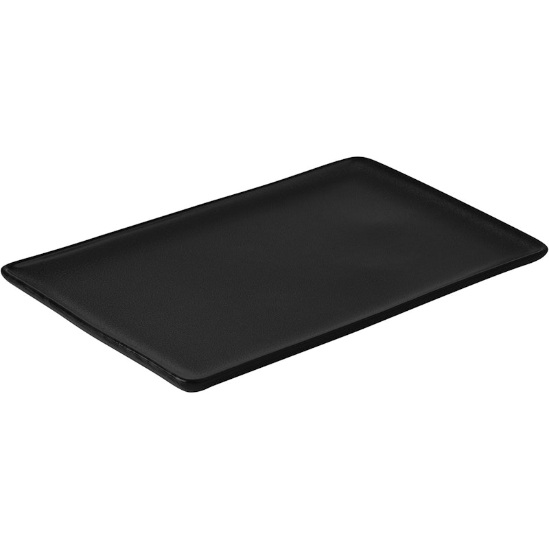 Raw Rectangular Plate 31,5x20 cm, Titanium Black