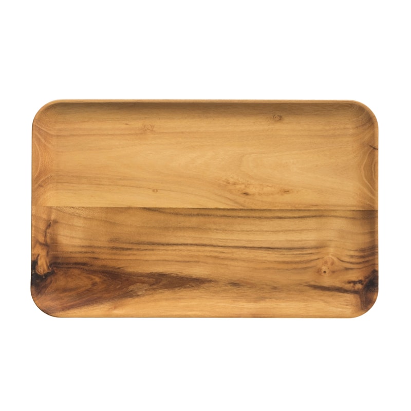 Raw Plate 31,7x20,2 cm, Teak