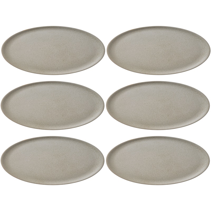 RAW Dinner Plate 28 cm 6-pack, Sandy Beige