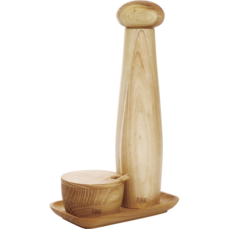 RAW Teak Salt And Pepper Mill Set