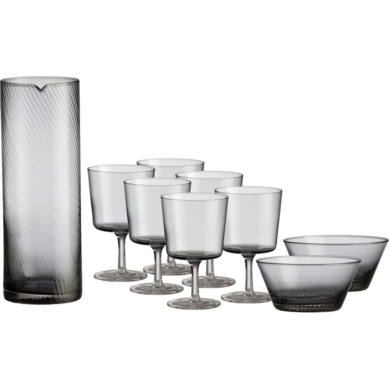 RAW Unique Swirl Set 9-pack, Smoke