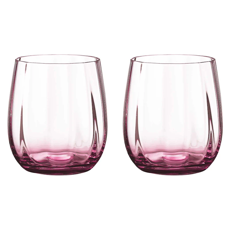 SØHOLM Sonja Drinking Glasses, 2-pack, Raspberry