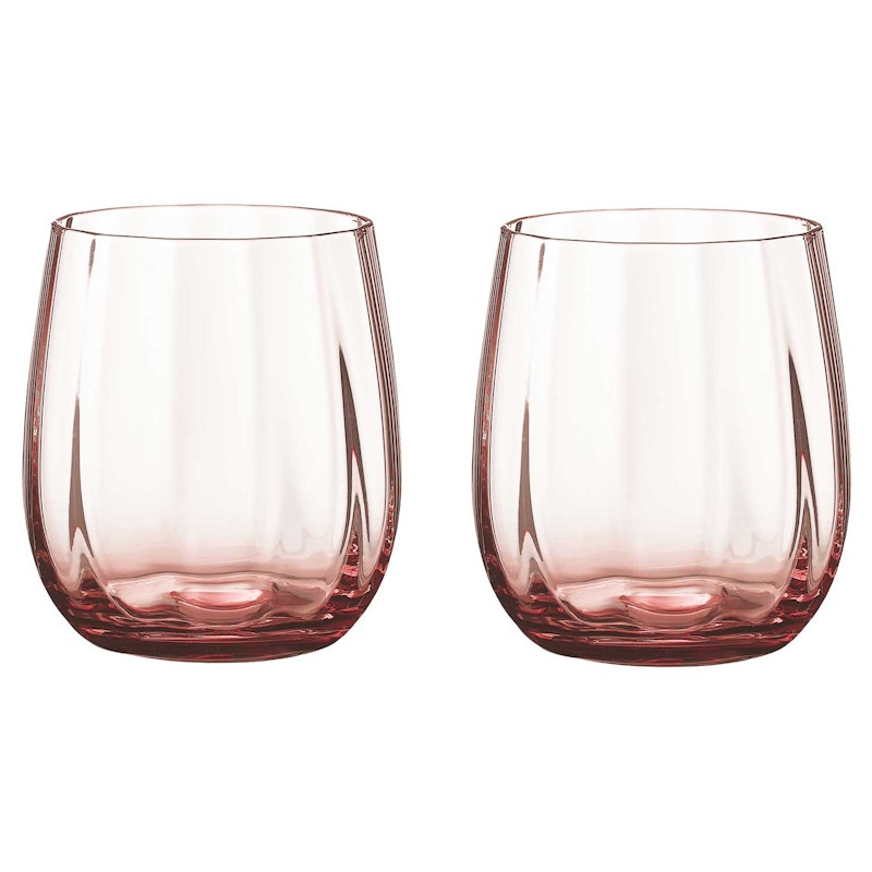 SØHOLM Sonja Drinking Glasses, 2-pack, Peach