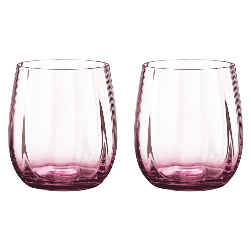 SØHOLM Sonja Drinking Glasses, 2-pack, Raspberry