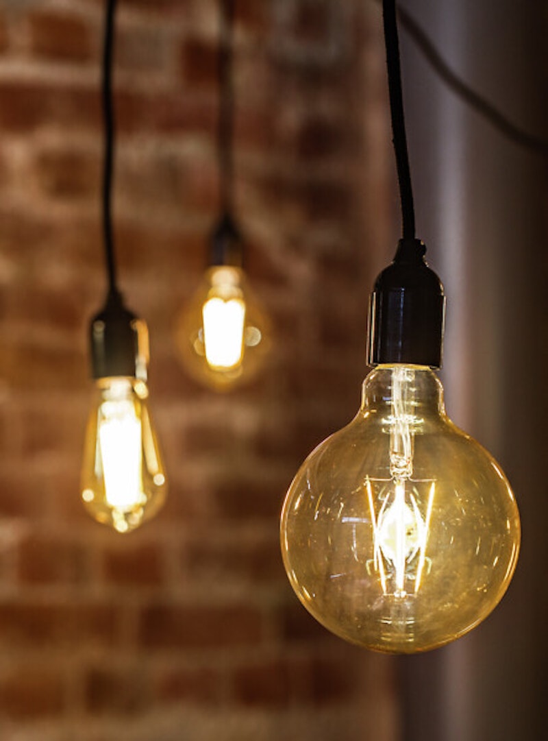 LED G95 E27 400lm 2200K Light Source Dimmable, Amber