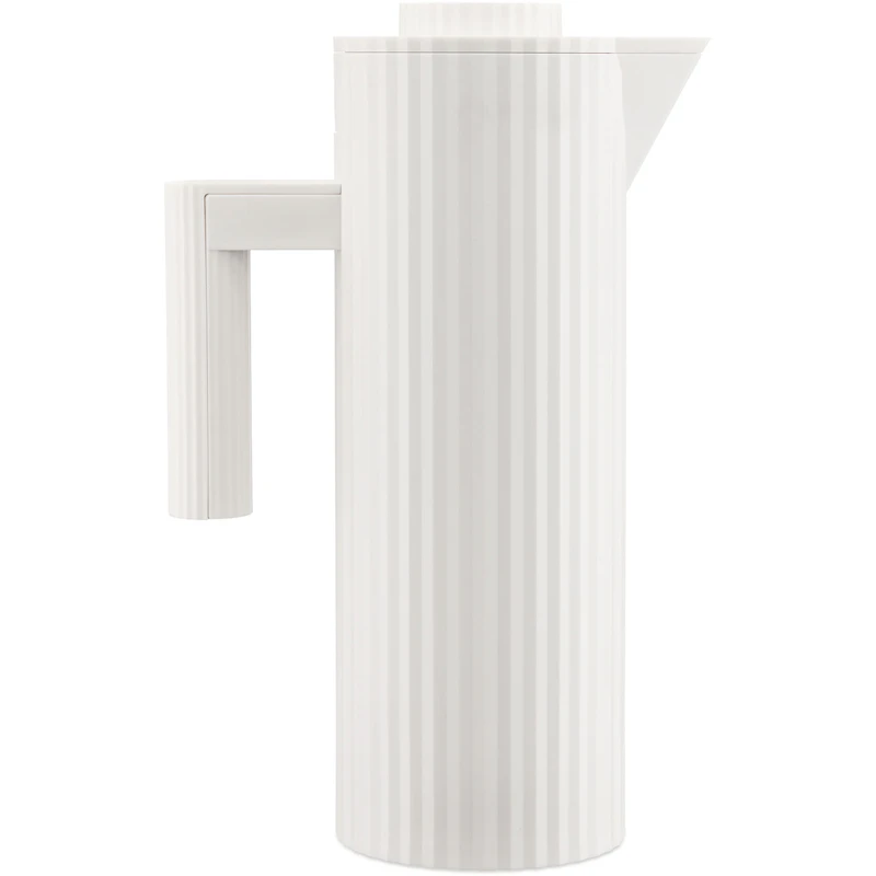 Plisse Thermos Jug 1 L, White