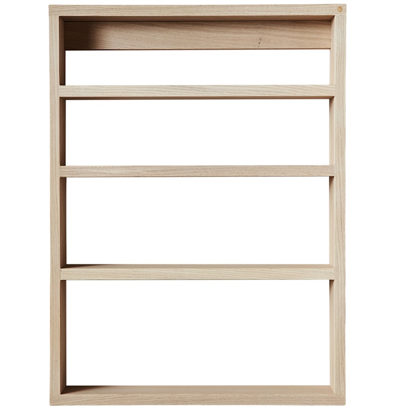 A-Podium Shelf, White stained Oak