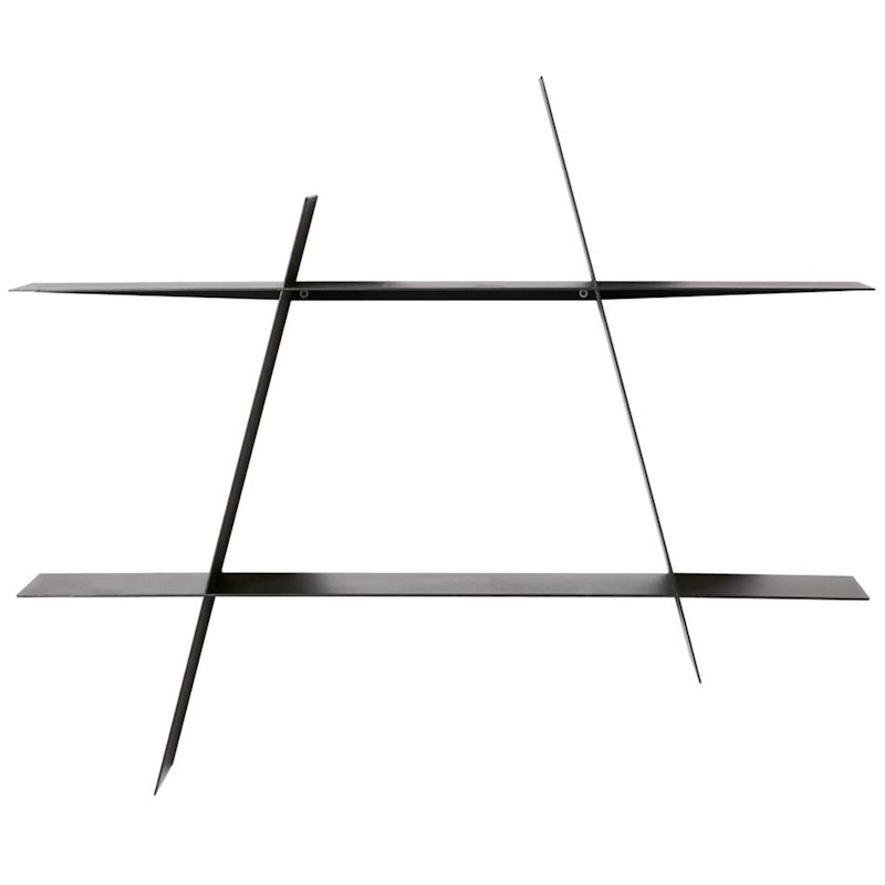 A-shelf Wall Shelf L, Black Steel