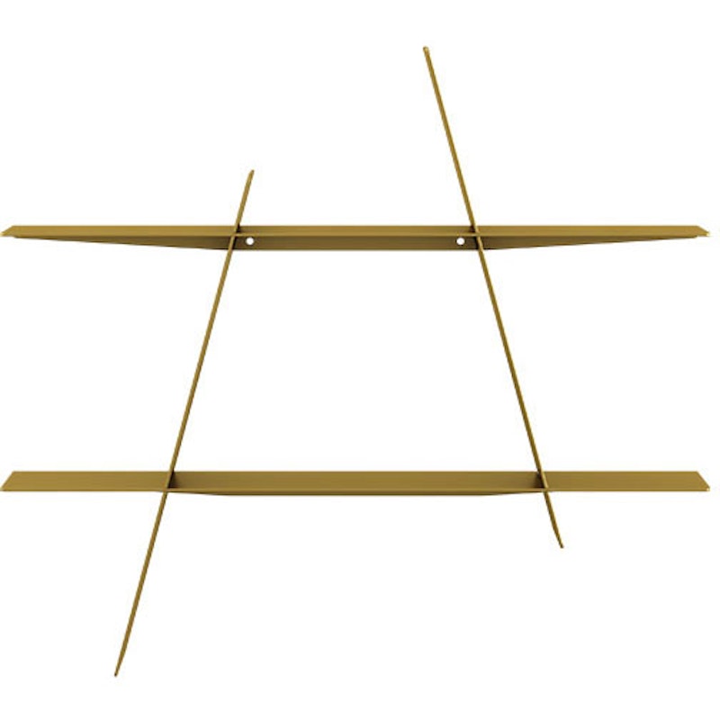 A-Shelf Wall Shelf M, Brass