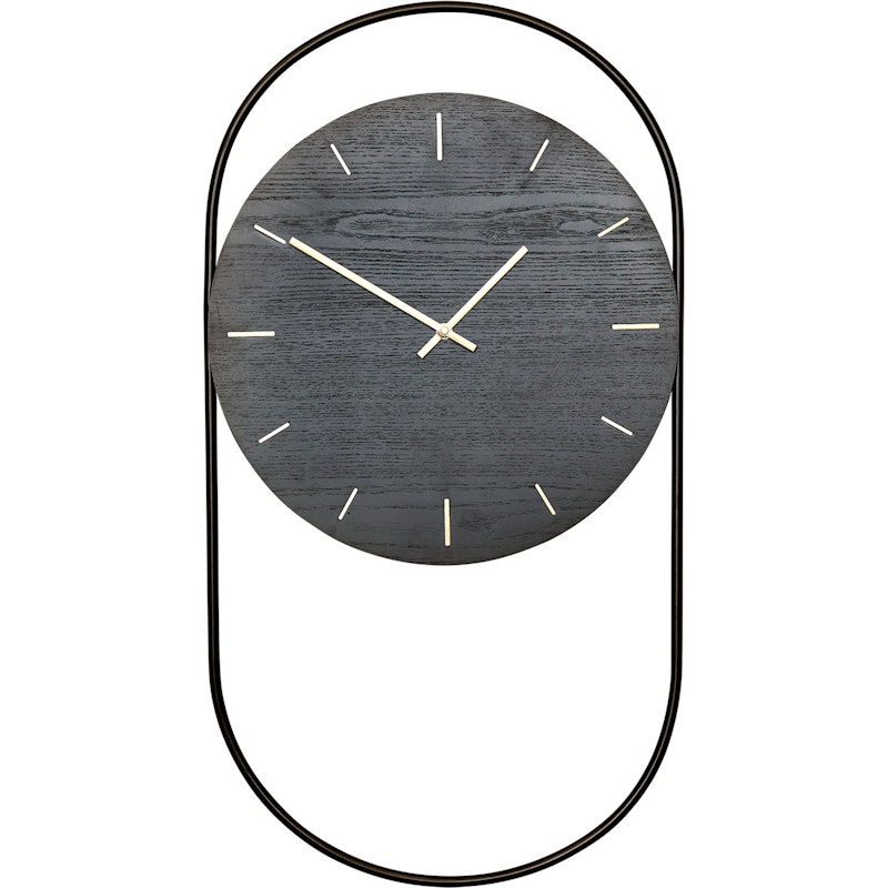 A-Wall Wall Clock, Black