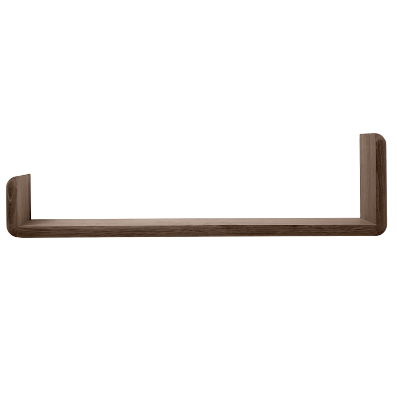 Level Wall Shelf, Smoked Oak