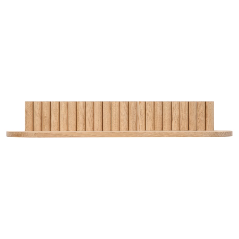 Pillar Wall Shelf 78 cm, Oak