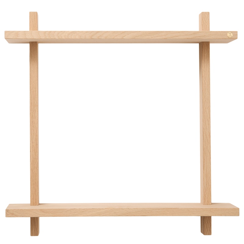 Treat Wall Shelf Double 60x60 cm, Oak