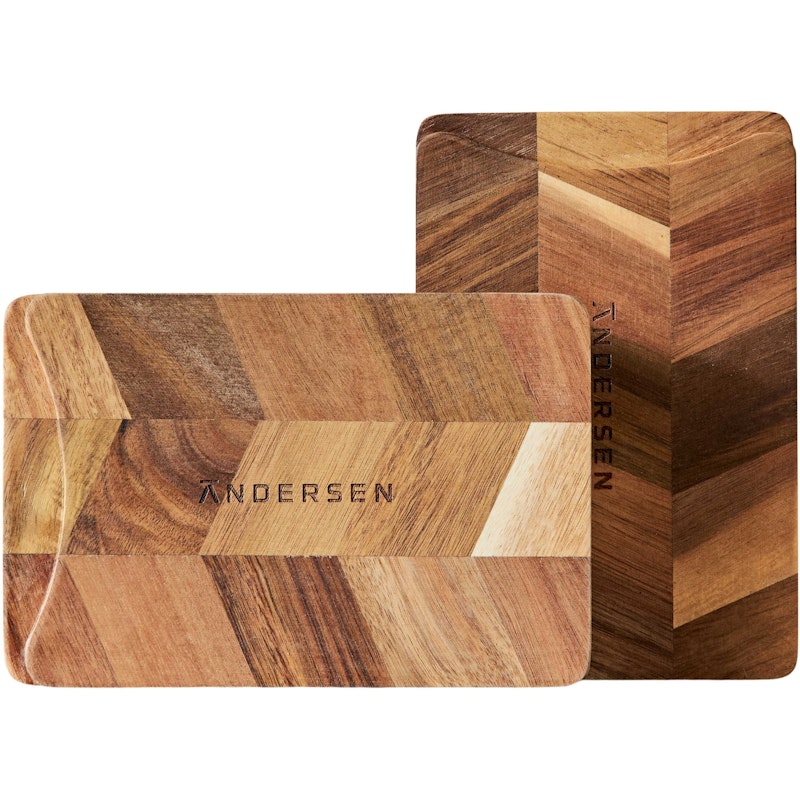 ARC Cutting Board 12x18 cm 2-pack, Acacia