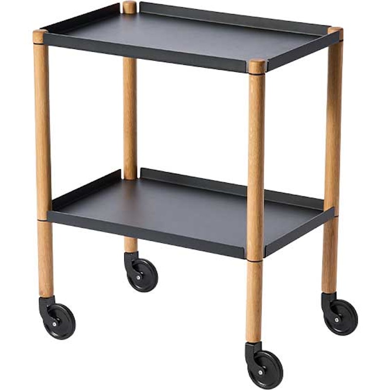 Connect Tray Table, Oak / Matte Black