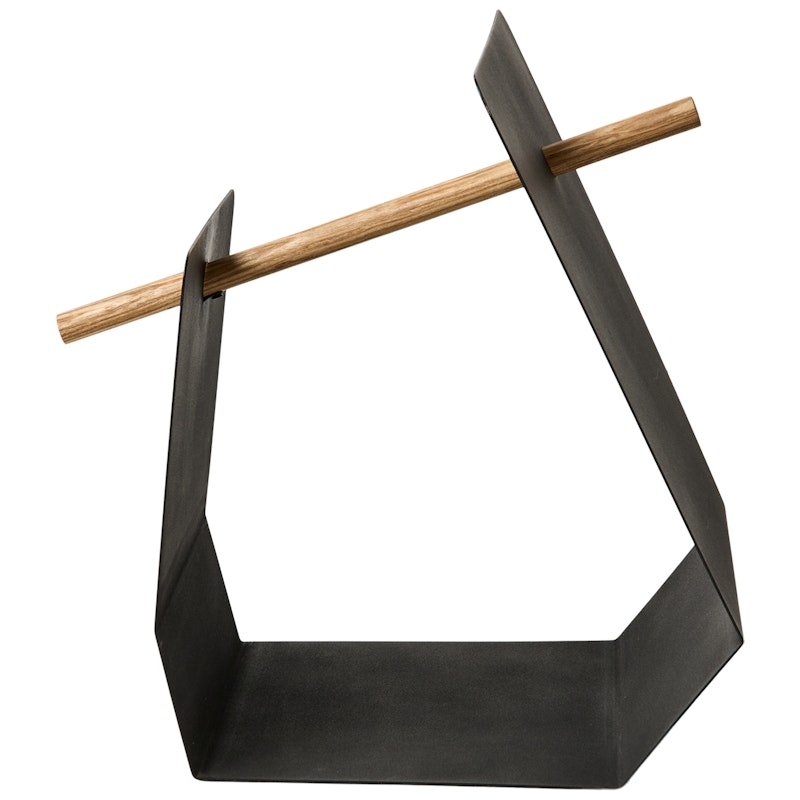 Edge Magazine Rack, Black