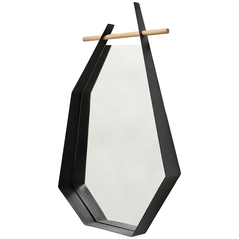 Edge Wall Mirror 38x72 cm, Black