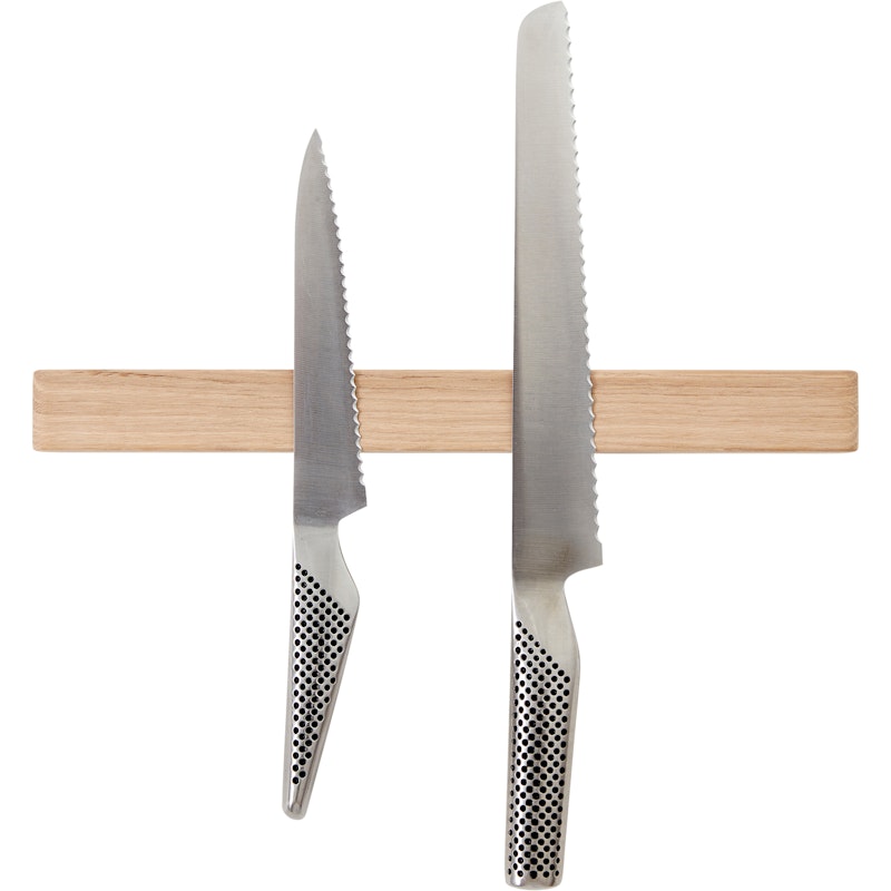 Knife Strip With Magnet Oak, 32 cm