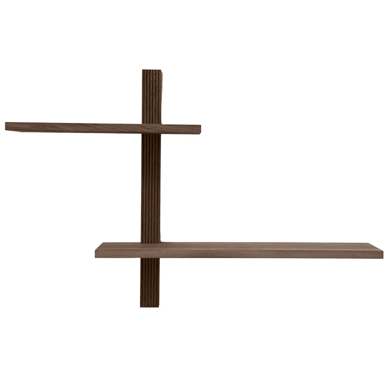 Phase Wall Shelf, Smoked Oak