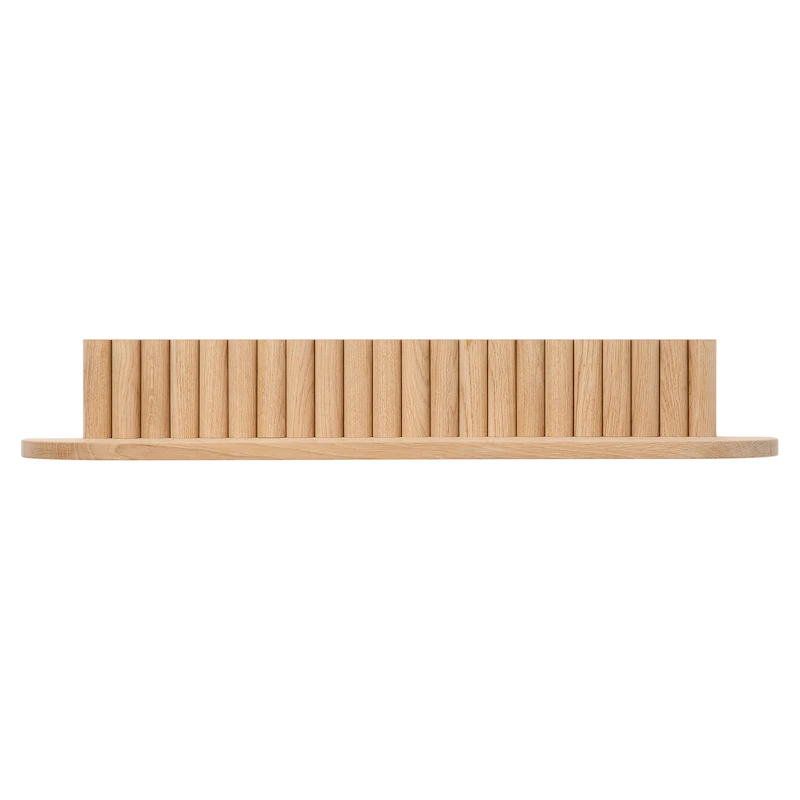 Pillar Wall Shelf 78 cm, Oak