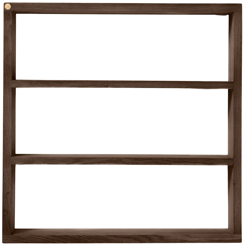 Secto Wall Shelf 50x50 cm, Smoked Oak