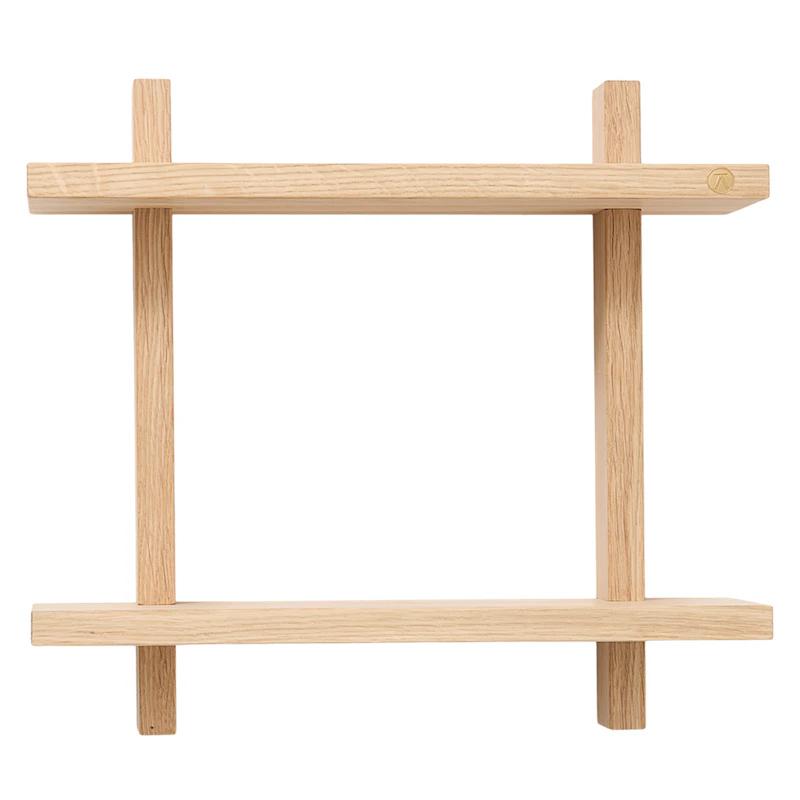 Treat Wall Shelf Double 34x34 cm, Oak