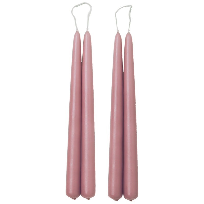 Blossom Candles 4-pack, Warm Rose