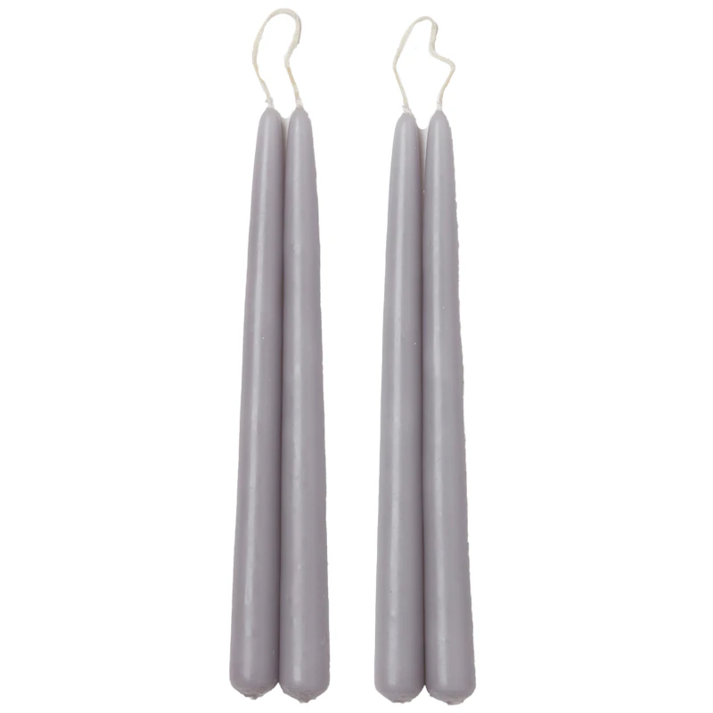 Blossom Candles 4-pack, Cool Grey