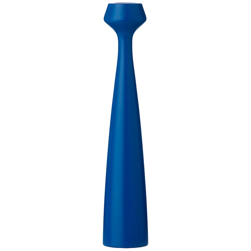 Lily Candle Holder, Cobalt Blue