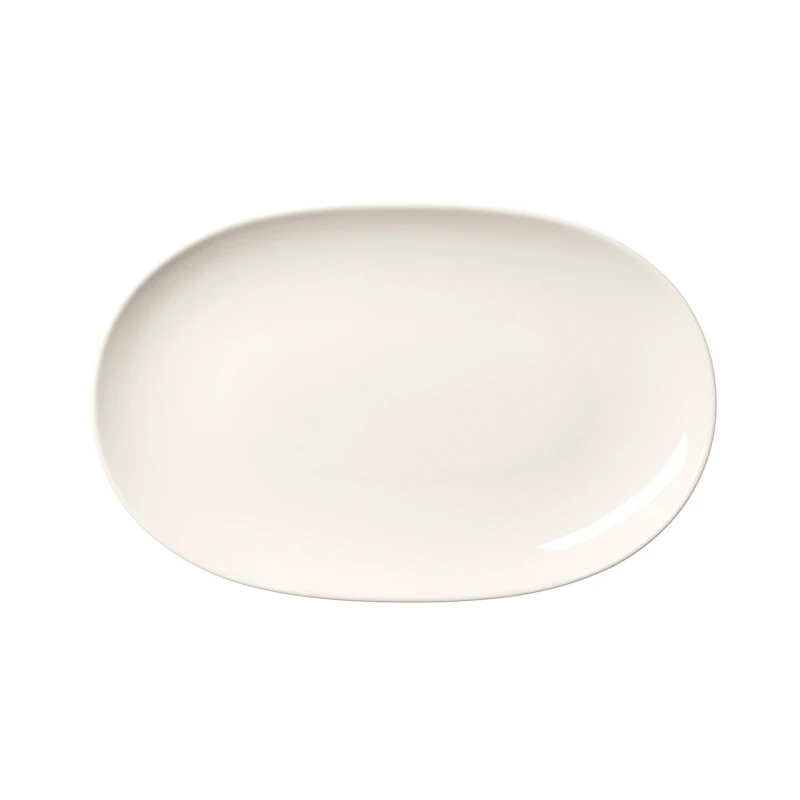24h Oval Plate 18x28 cm, White