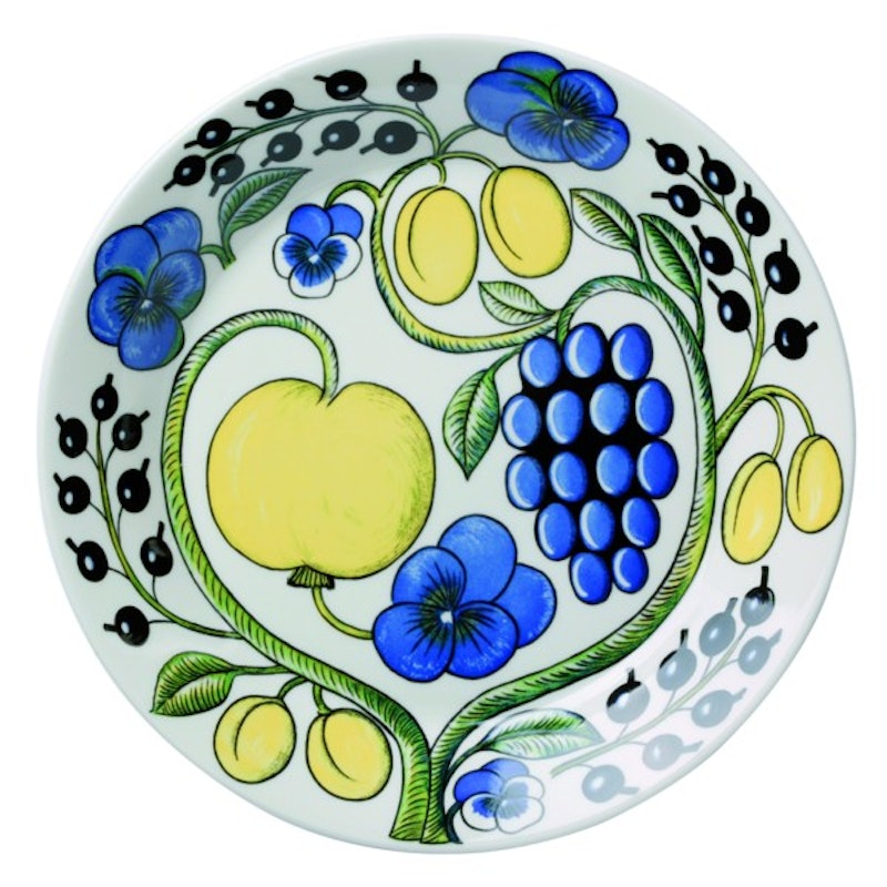Paratiisi Plate Flat, 26 cm from Arabia | RoyalDesign.co.uk