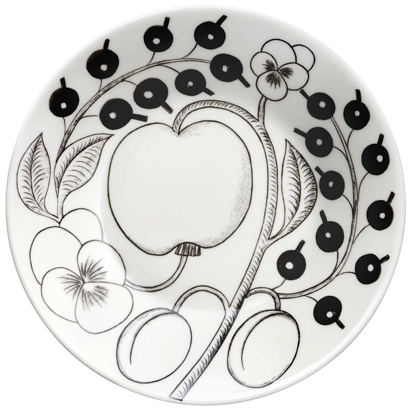 Paratiisi Saucer Black, 16,5 cm