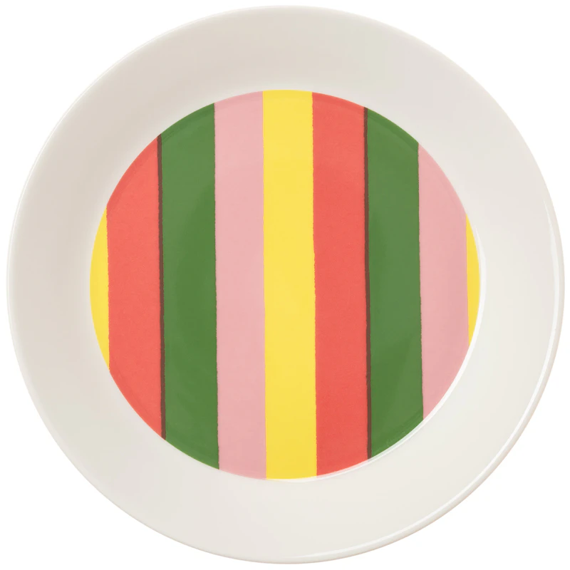 Vuokko Pieni 4-raita Plate 21 cm, Multi